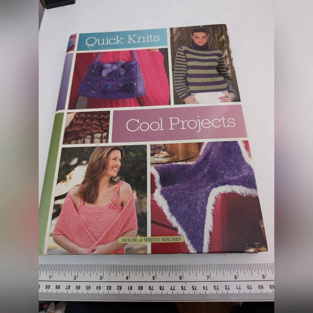 2 Hand Knitting Books - Mollie Makes Knitting & Quick Knits Cool Projects